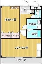 リバーサイド・愛の間取り画像