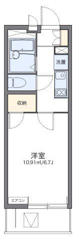 レオパレスサンヴィレッジの間取り画像