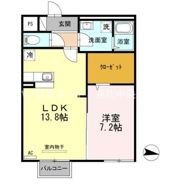 セジュール・栗林南の間取り画像
