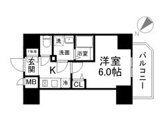 セオリー神戸ウエストゲートの間取り画像