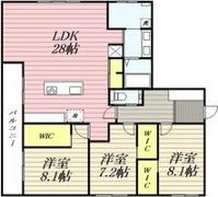MEREA千歳(メレア千歳)の間取り画像
