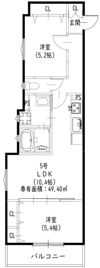 クリエオーレ住吉の間取り画像