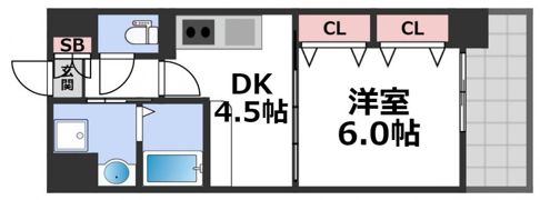 ブランクレール谷町の間取り画像
