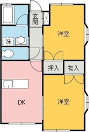 モンパレス赤堀Ⅰの間取り画像