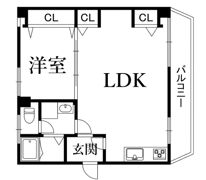 サンビレッジ中山手の間取り画像