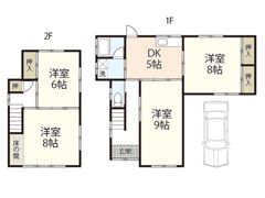 福田8丁目戸建の間取り画像