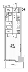 WORVE横浜伊勢佐木町の間取り画像