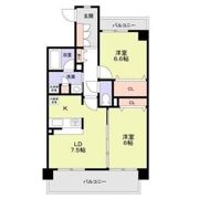 グランディールNAMBAの間取り画像