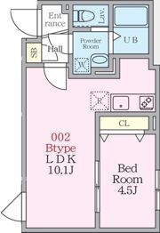 HJクラウンⅡの間取り画像