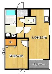 Grazioso戸畑の間取り画像