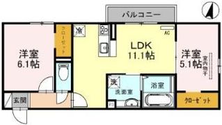 ラ・ヴェール杉尾台の間取り画像