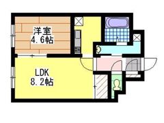 T-FLAT58の間取り画像