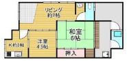 泉南市岡田5丁目平屋の間取り画像