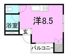 おおやけハイツの間取り画像
