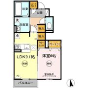 アーバンハイツ Fの間取り画像