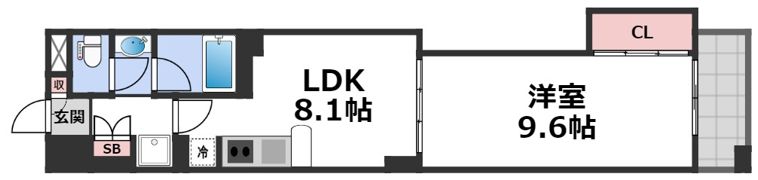 CITY SPIRE上町台の間取り画像