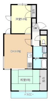 中央マンションの間取り画像