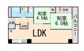 日商岩井池田マンションの間取り画像