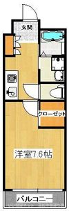グランドゥール高松の間取り画像