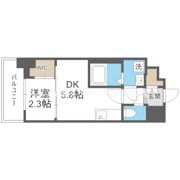 セレニテ江坂グランデの間取り画像