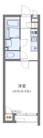 クレイノレインボー上竹Ⅲの間取り画像