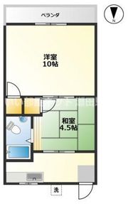 ニューハイツ青山の間取り画像