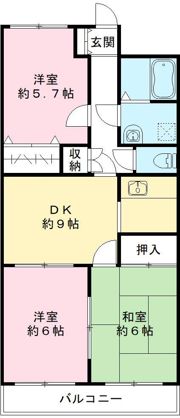 イーストリッチの間取り画像
