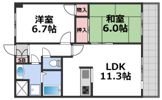 カサグランデ深江の間取り画像