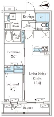 テラス杉並方南町の間取り画像