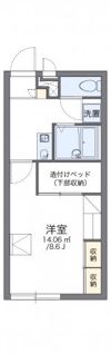 レオパレスとねりこ1の間取り画像