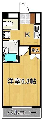 ヨークス本城の間取り画像