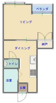 セゾンライフの間取り画像