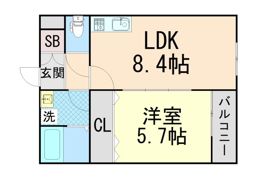ディアコート曽根の間取り画像