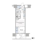 グランドシティタワー月島の間取り画像