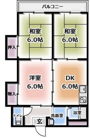 ローズハイツの間取り画像