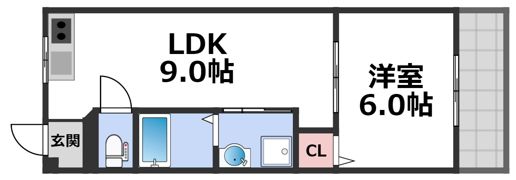 M’プラザ城東弐番館の間取り画像