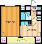 メゾン行徳の間取り画像
