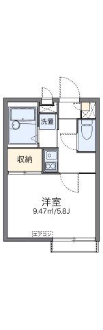 レオパレスメゾン ド ツルマの間取り画像