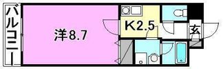アルカサール清水町の間取り画像