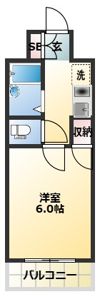 ベルシティの間取り画像