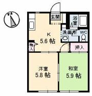 パティオ 2棟の間取り画像