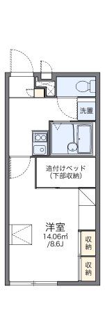 レオパレス城西の間取り画像