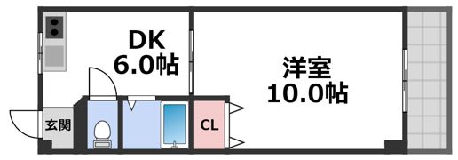 M’プラザ城東弐番館の間取り画像