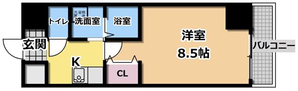 フォーリアライズ千林ヴァロの間取り画像