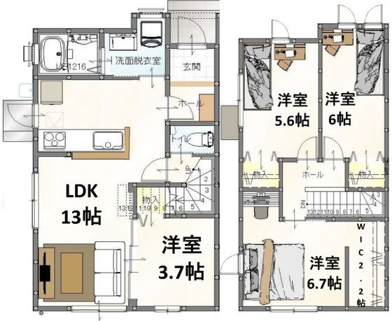 間取図