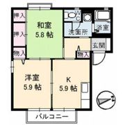 サングリーンB棟の間取り画像