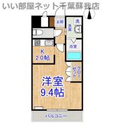 エクセルハイムBの間取り画像