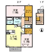 mela casa Bの間取り画像
