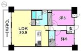 アルファライフ城東築山の間取り画像