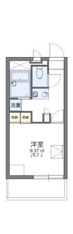 レオパレスメープルの間取り画像